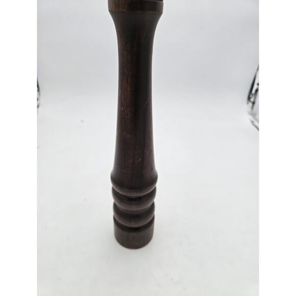 Vintage Mr. Dudley Wood Pepper Grinder Mill 13" tall. MCM - Picture 7 of 8